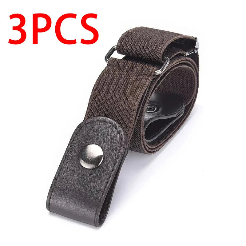 Simple And Fashionable Women'S Belt Elastic Lazy Men'S Belt Woven Invisible And Sea additional angle