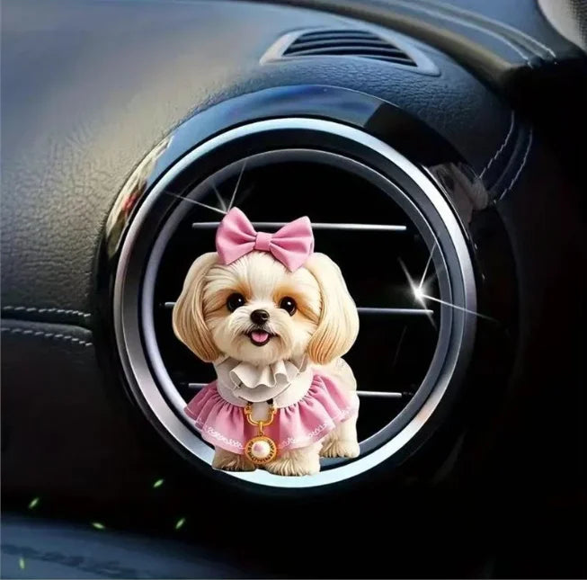 Cartoon car aroma decoration item, car vent clip, air conditioning decoration item, c alternate view