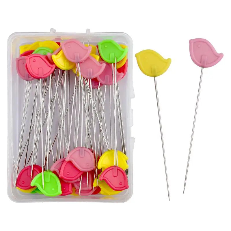 100/50Pcs Patchwork Pins Dressmaking Pins Sewing Embroidery Tools Needle Fixed Metal alternate view