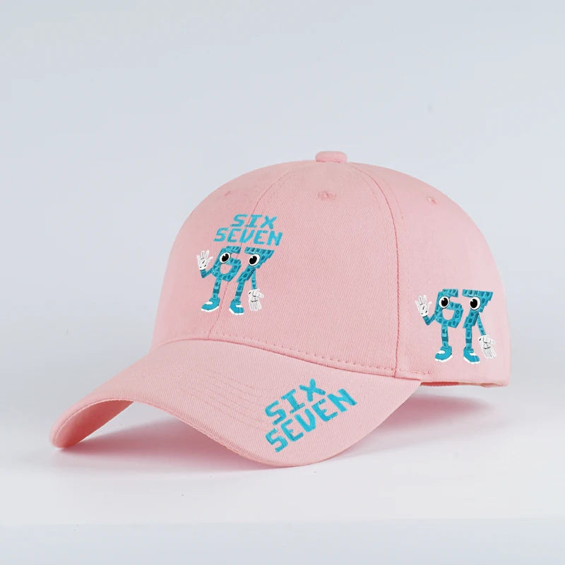 Retro '67 Cartoon Print Baseball Cap | Adjustable Unisex Streetwear additional angle