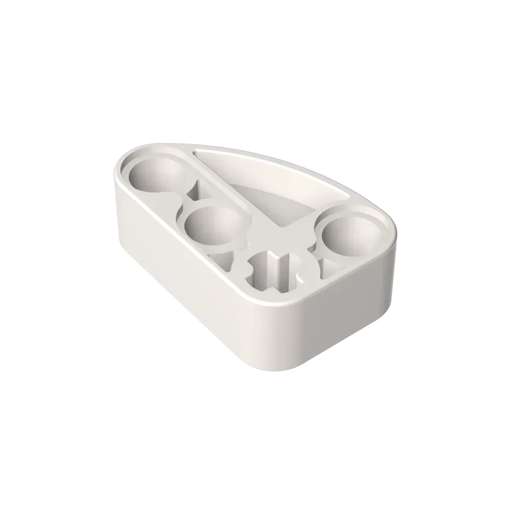Gobricks GDS-2016 Technical Beam 2 x 3 L-Shape with Quarter Ellipse Thick | Building alternate view