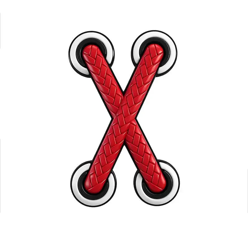 Funny Cross Shoelace Vinyl Decal Sticker for Cars, Motorcycles, Trucks, Helmets