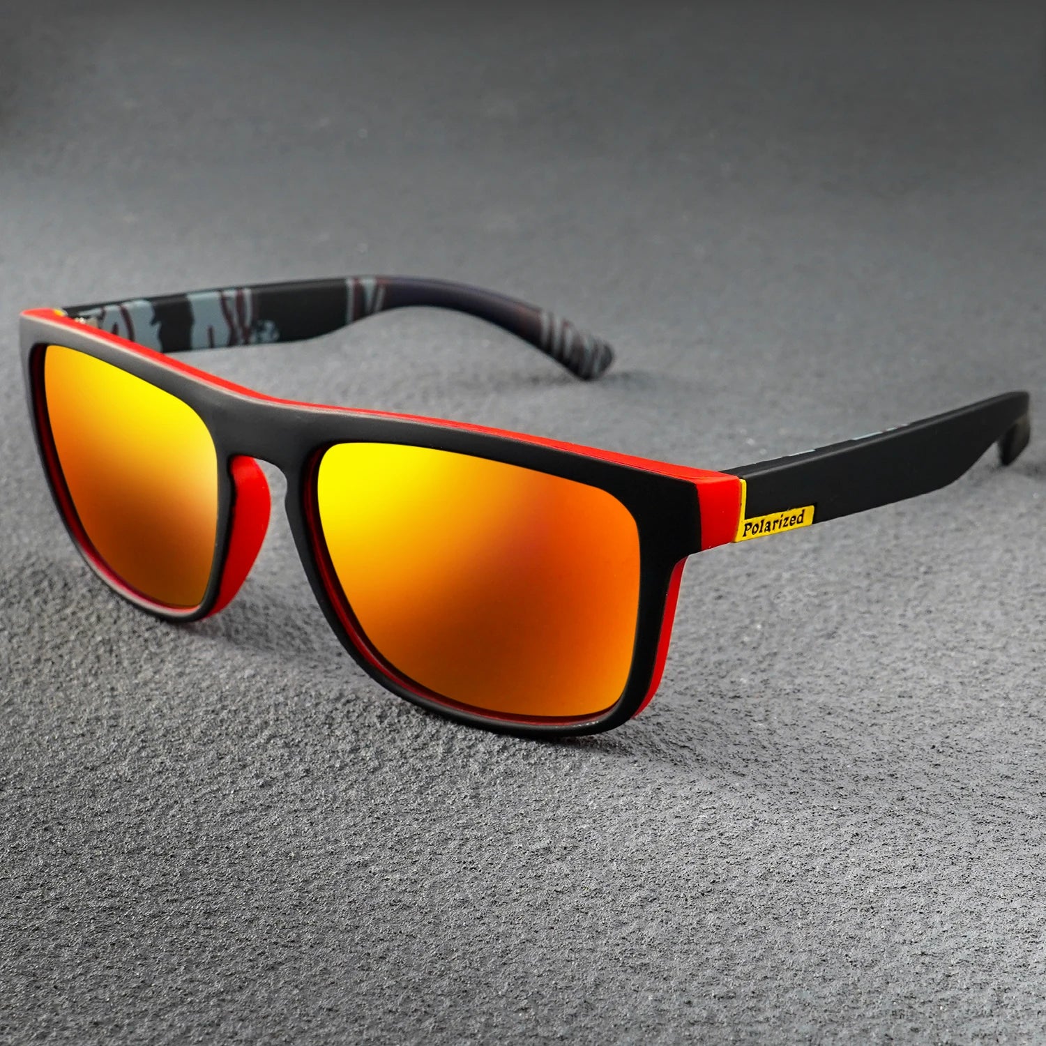 Fishing Polarized Square Sunglasses Sports Driving Fishing Shades Outdoor Eyewear for Cycling