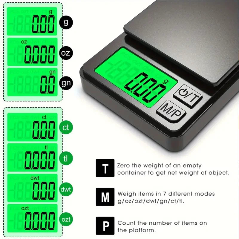 Precision Pocket Scale detail view