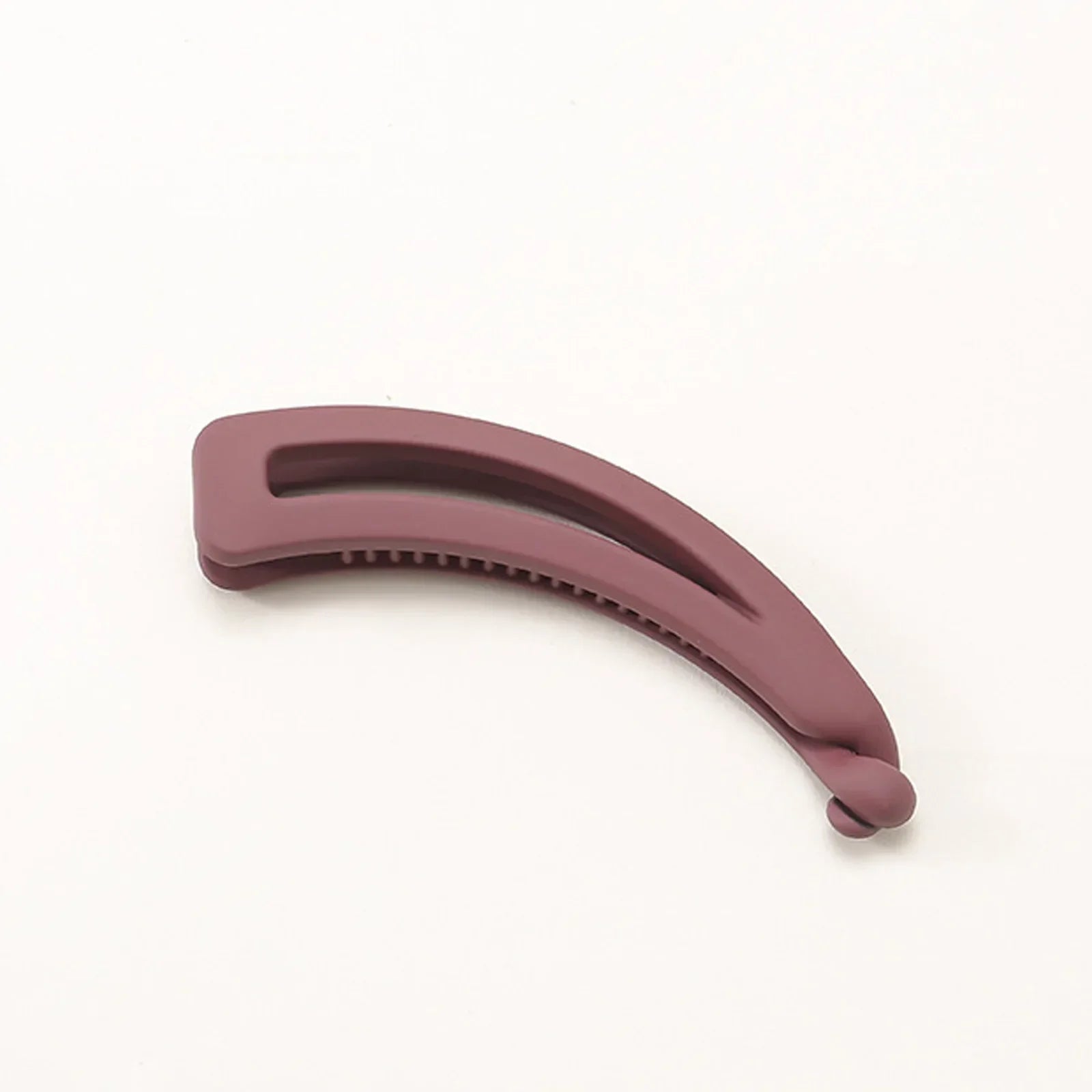 Solid Color Frosted Banana Clip Fashion Banana Ponytail Holder Korean Style Hair Clip Hairpins Barrettes Women Hair Accessories