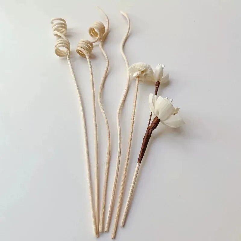 5/6Pcs Flower Fragrance Stick Fireless Aromatherapy Rattan Sticks Fragrance Diffuser | D detail view
