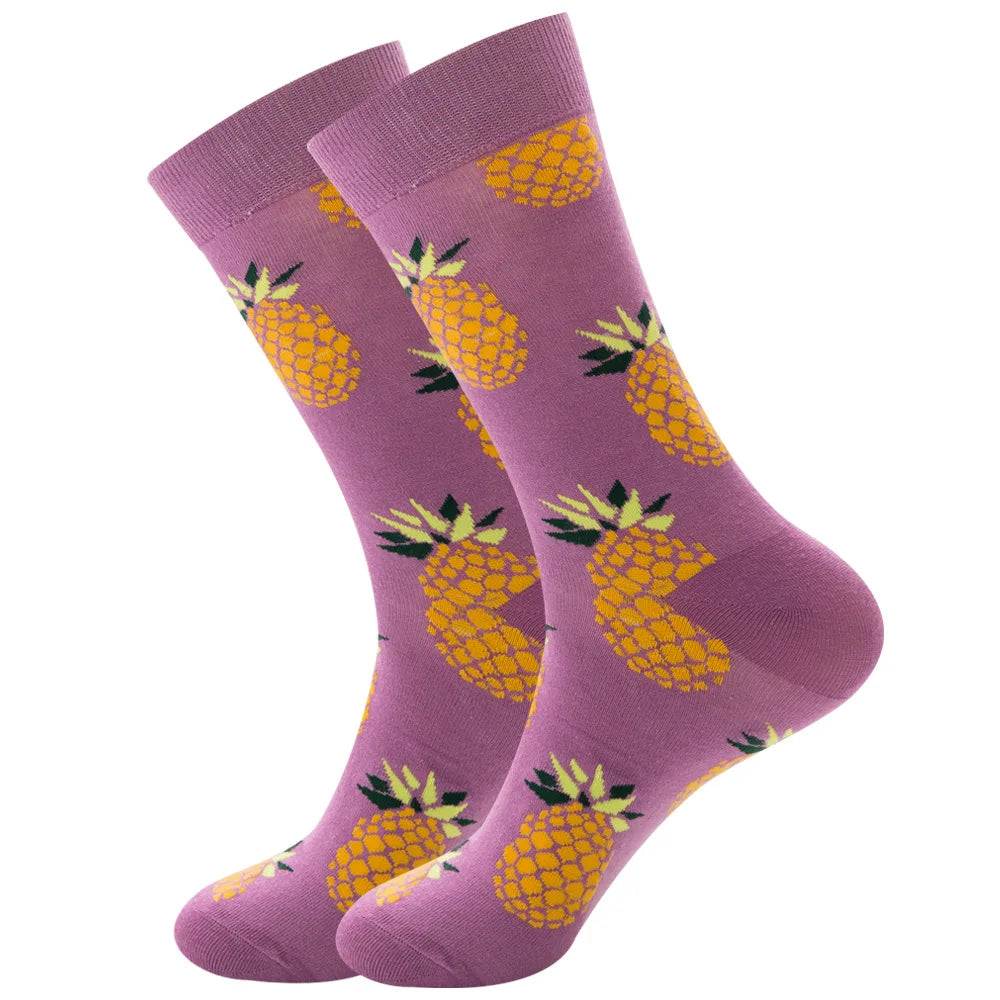 Sock Combed Cotton Funny Men's Big Size Crew Harajuku Hip Hop Thick Long Socks
