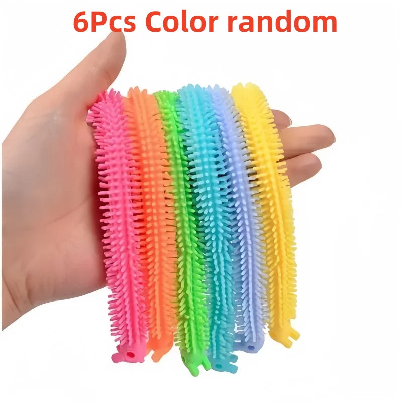 6PCS Novelty Funny Colorful Alpaca Stretch Bracelet | Stress Relief Sensory Toy alternate view