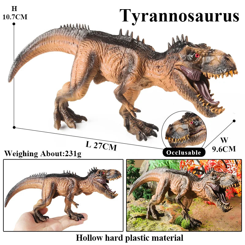 Oenux Jurassic Dinosaurs Action Figures Set | 5 Realistic PVC Models Collection Toy detail view
