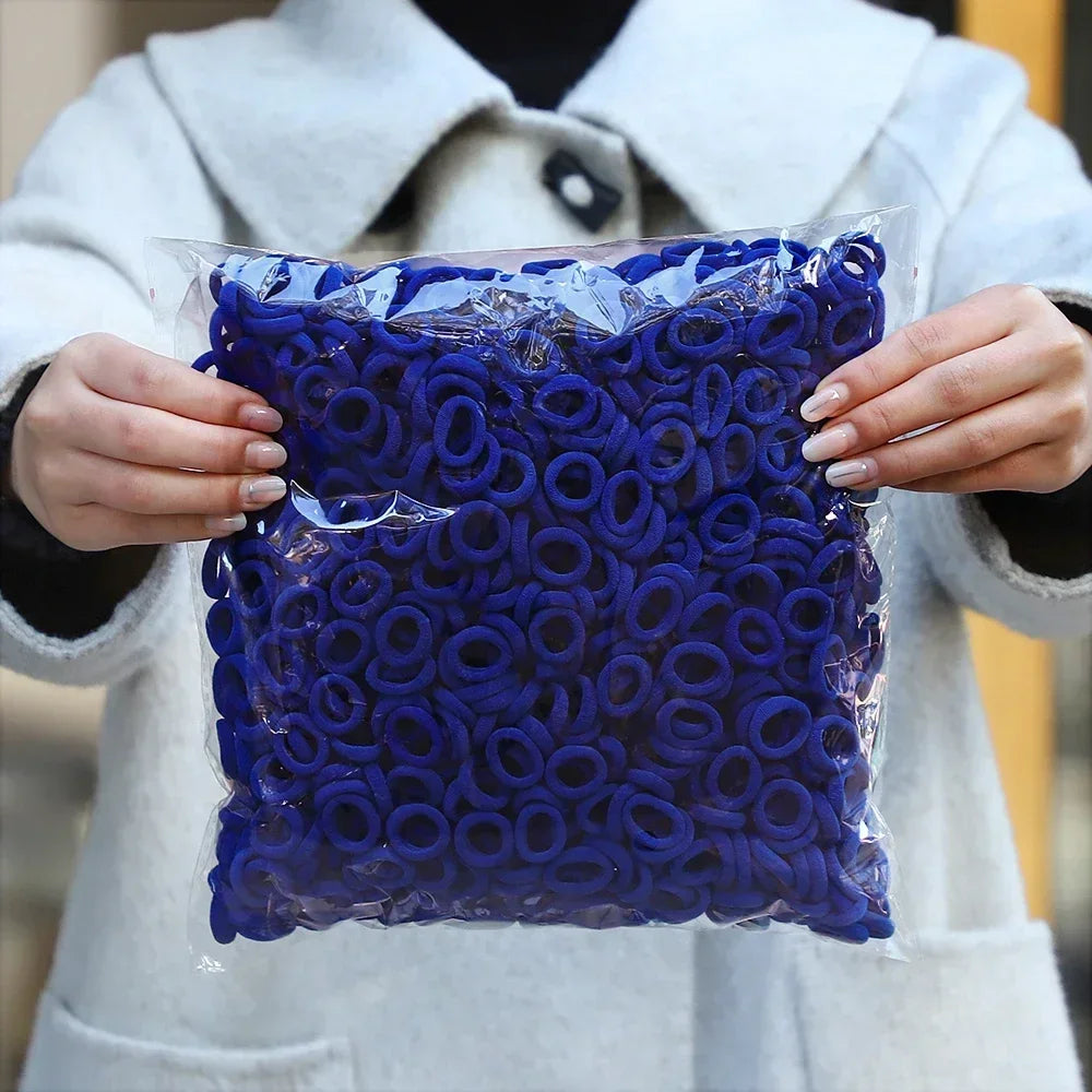 Scrunchie Rubber Band Kid Hair for Girls Ponytail Hold close-up view