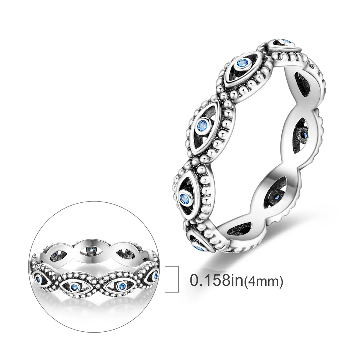 Plated Mystic Star Ring Infinite Love Original Design Zircon Wedding Rings Jewelry Women Gift