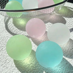 Squishy Blue Maltose Squeeze Toy Transparent Mochi Sensory Fidget Toy Coconut Oil Bal alternate view