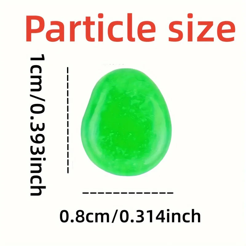 100pcs Glow In The Dark Pebbles Resin for Landscape lifestyle view