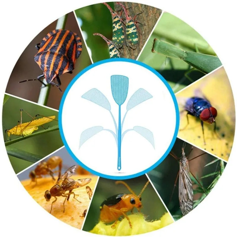 Plastic Fly Swatter | Lightweight Insect Pest Control Tool for Home Kitchen Outdoor additional angle