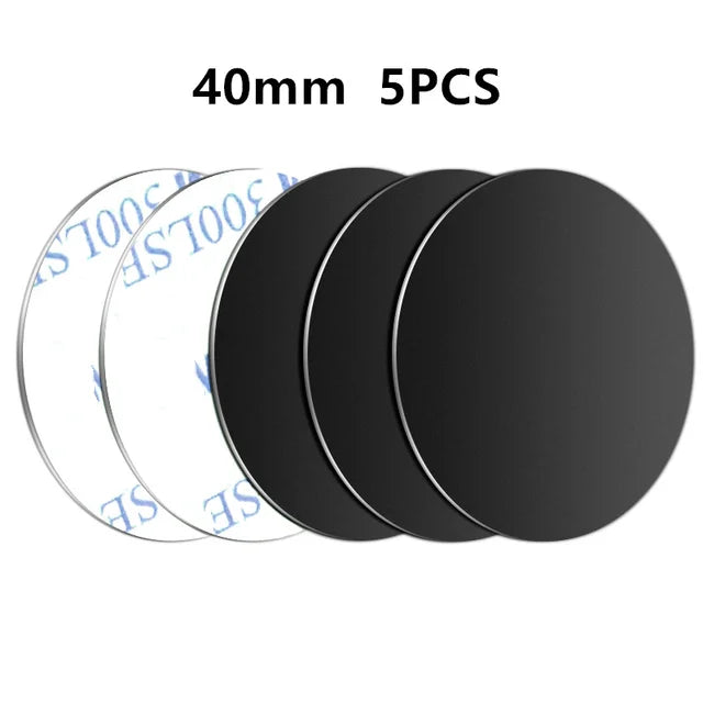 Thin Metal Plate For Magnetic Car Phone Holder Iron Sheet Sticker Disk For Magnet Tab lifestyle view