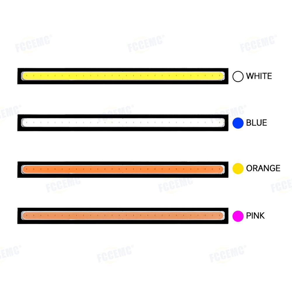 2pcs Ultra Thin LED Car COB Daytime Running Lights | Waterproof 12V Ambient Lamp Bar alternate view
