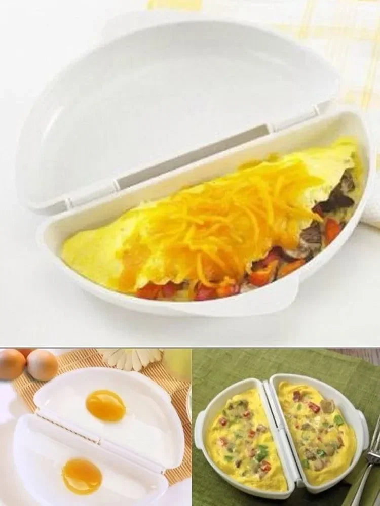 Microwave Egg Cooker | Non-Toxic Silicone Omelette Maker for Quick Breakfasts detail view