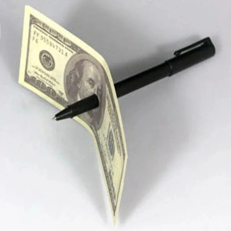 Magic Pen Trick for Bills | Close-Up Street Magic Prop detail view