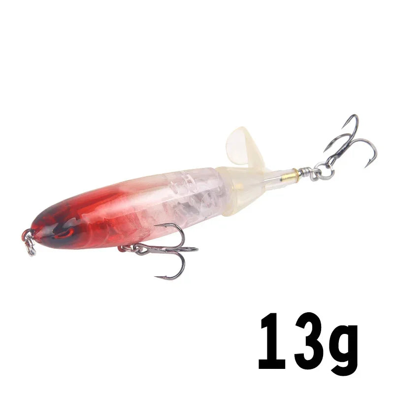 1 Pcs 10cm/14cm Topwater Fishing Lure Whopper Popper Artificial Bait Hard Plopper Sof lifestyle view
