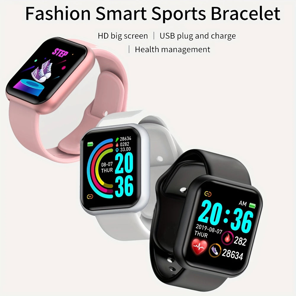 Smart Watch For Women Men Wristwatch Bluetooth Connected Phone Music Player Fitness S lifestyle view