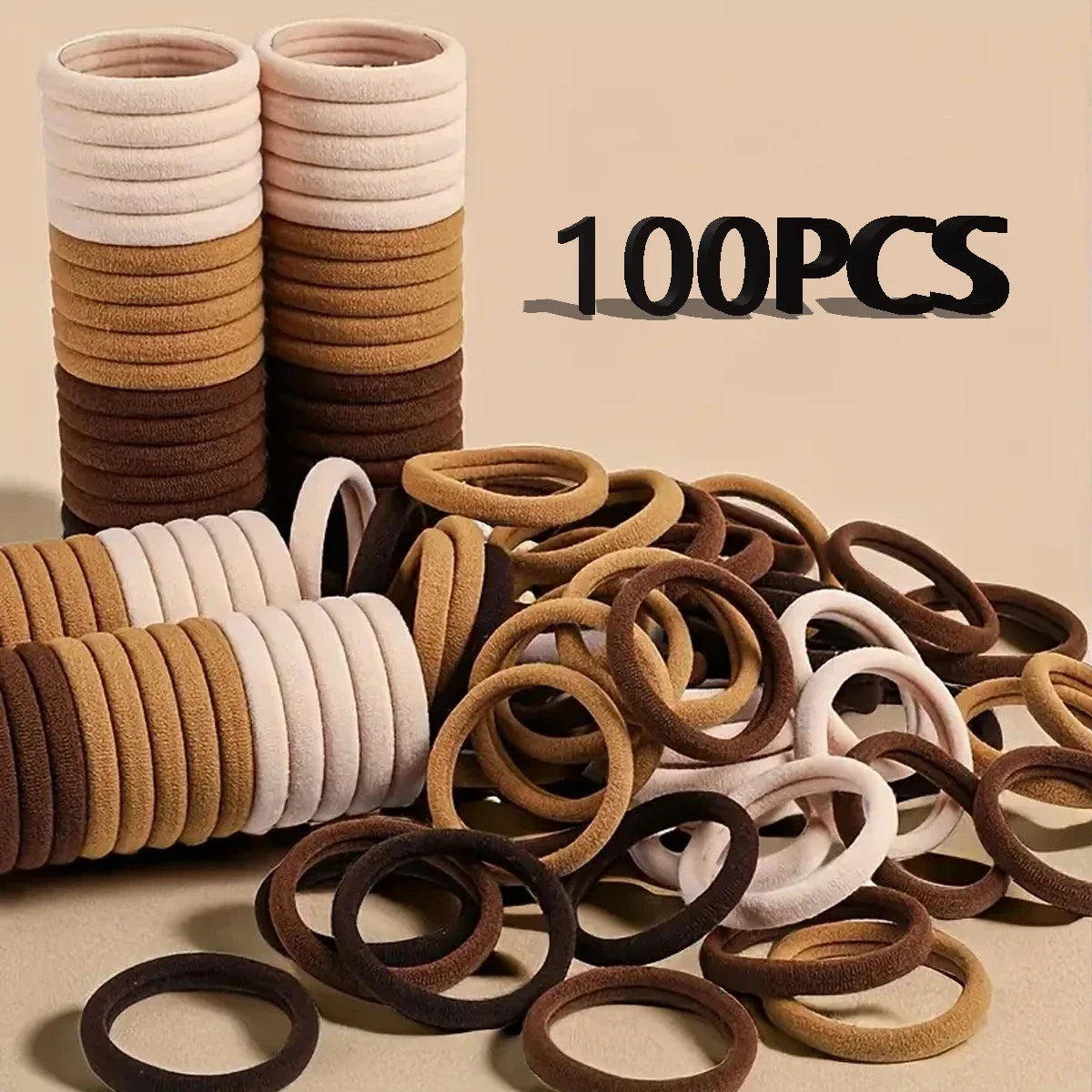 30-200 pieces of women's hair accessories, basic headband, headband tie, ponytail holder, simple and
