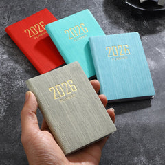 A7 2026 English Planner Book – Mini Pocket Weekly Calendar