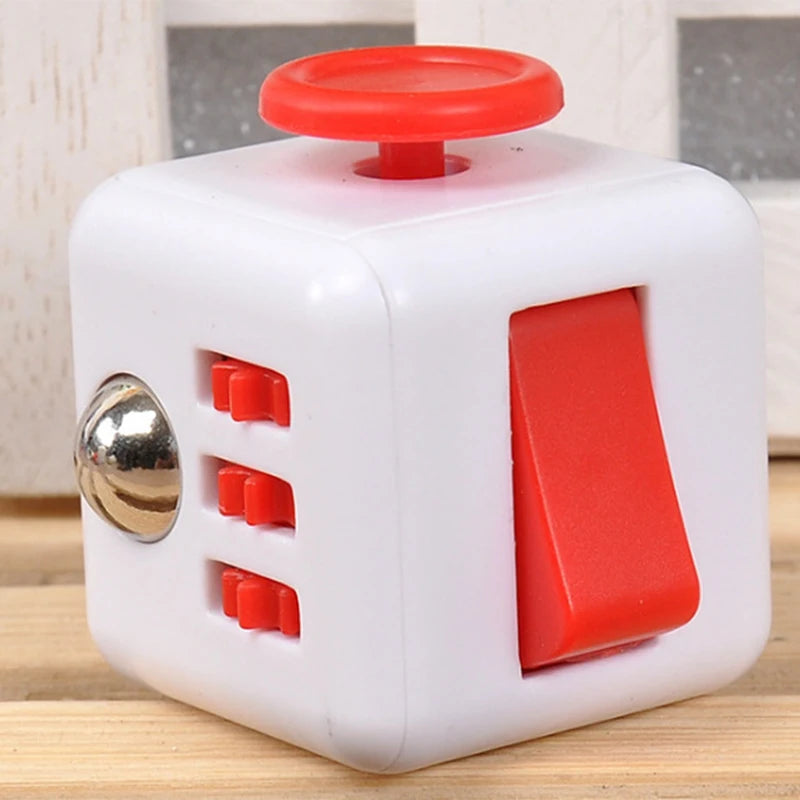 Solid Color Fidget Decompression Dice | Infinite Rubik Cube for Stress and Anxiety Relie detail view