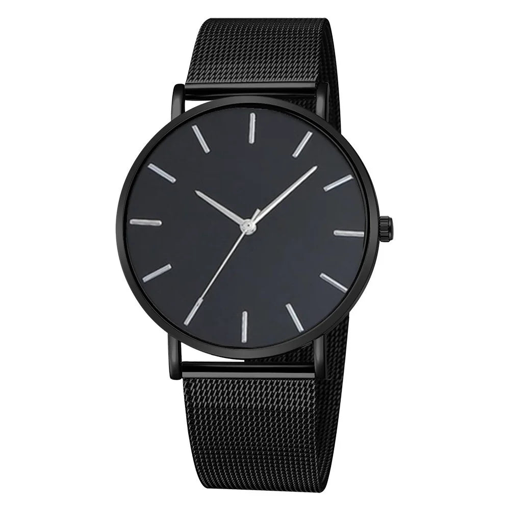 RUNERR Ultra Thin Quartz Watch | Minimalist Business Casual Mesh Strap alternate view