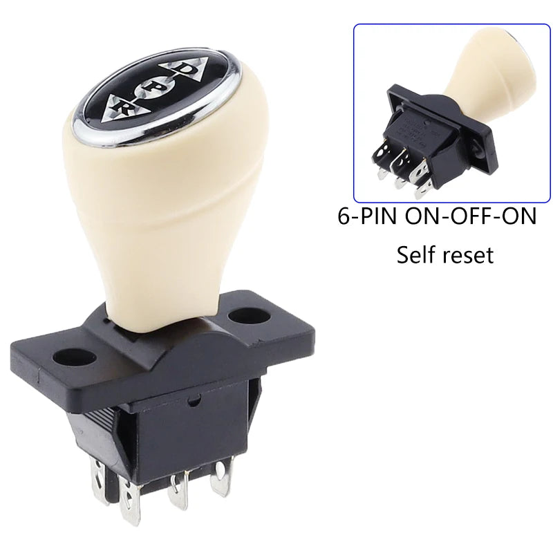 KCD4 children's electric car forward and backward stop switch ON-OFF-ON reverse handle toy car start toggle switch
