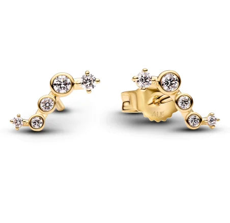 925 Silver Heart and Butterfly Stud Earrings | Elegant Fine Jewelry Gift for Women close-up view
