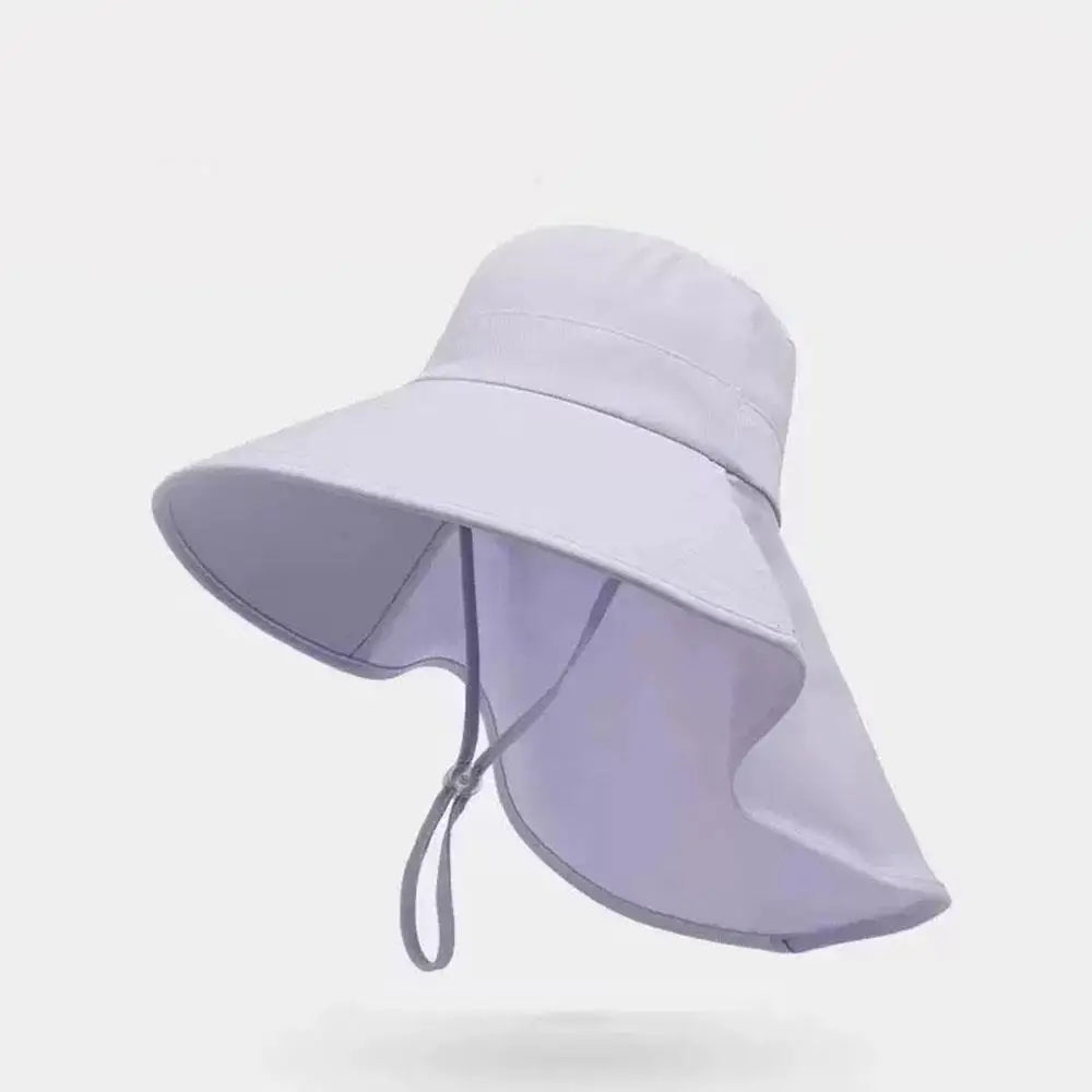 Wide Brim Sun Hat with Neck Flap | UV Protection Fisherman Hat for Outdoor Travel detail view