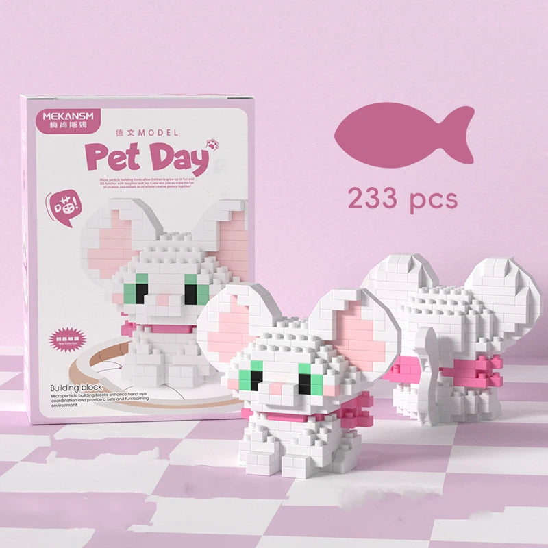 18 in 1 Pet Animal Building Blocks Set | Kids Educational Toy additional angle