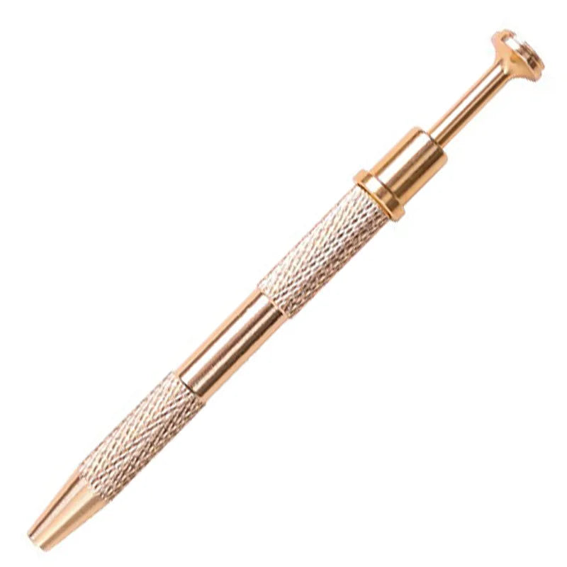 1Pc Surgical Steel Professional Push in Syringe Type Quad Prong, Small Bead Holder Grab detail view