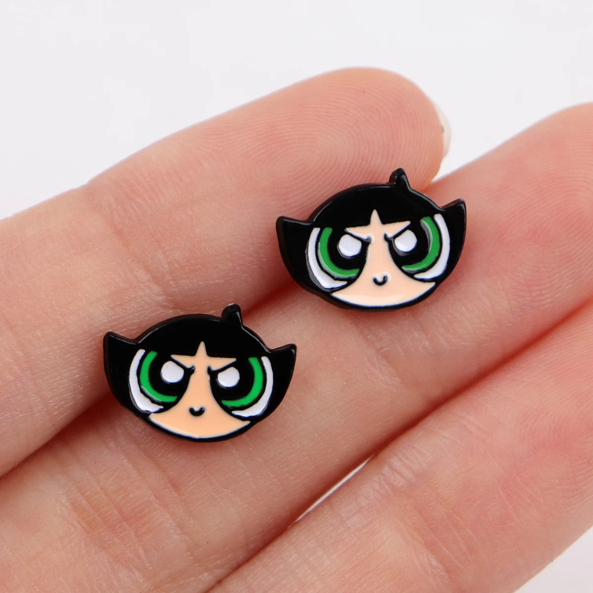 Cartoon Animal Stud Earrings | Cute Stainless Steel Pierced Jewelry for Women alternate view