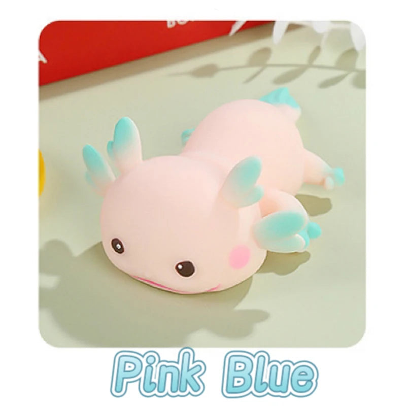 Cartoon Simulated Salamander Sensory Toy | Squeeze Stress Relief Fidget Gift close-up view