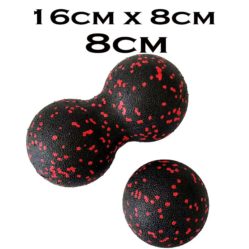 EPP Massage Ball Set | Peanut Fascia Ball for Trigger Point Therapy and Muscle Reli additional angle