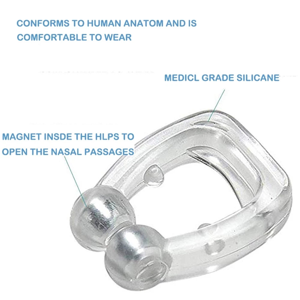 Anti Snore Nose Clip | Magnetic Sleep Aid for Quiet Nights lifestyle view