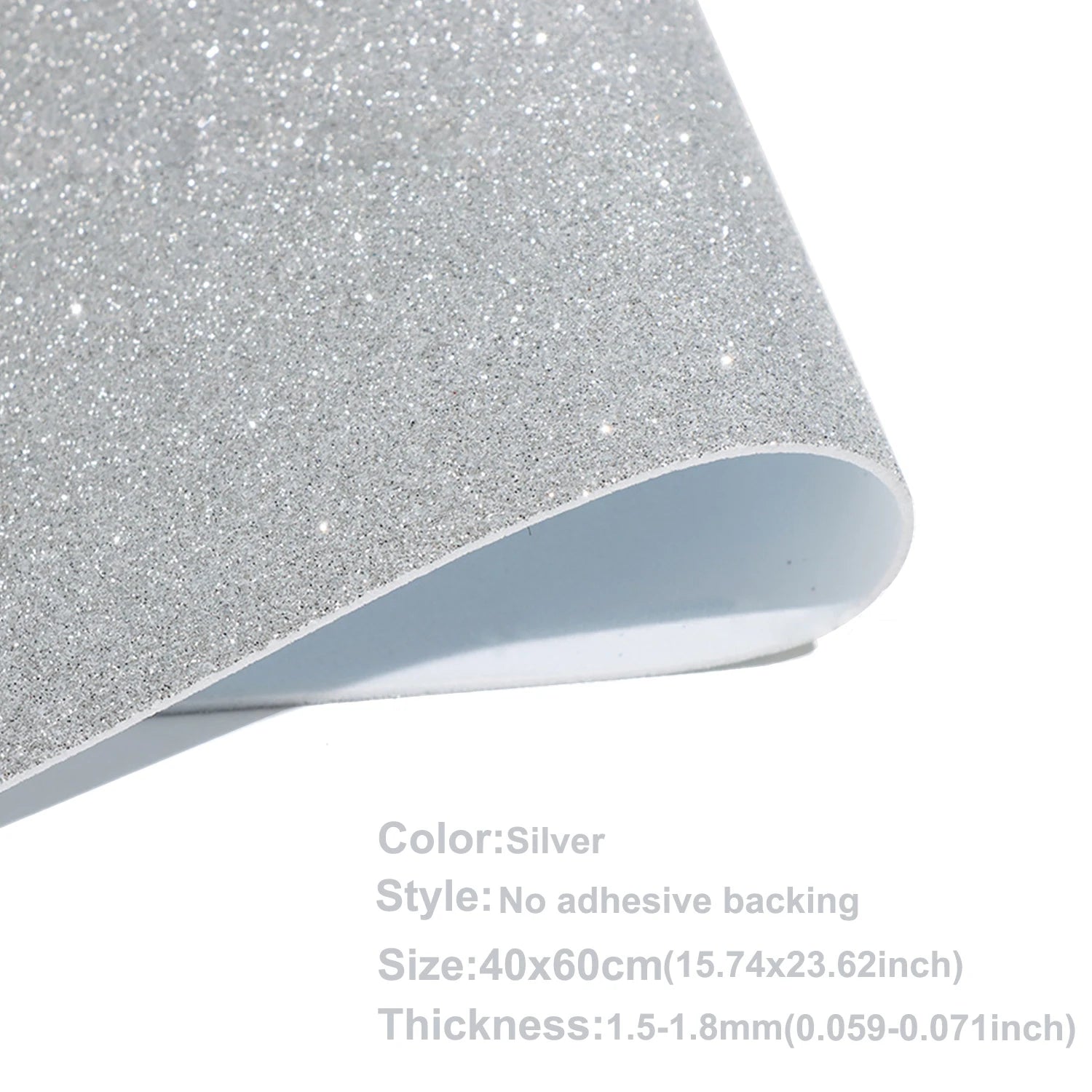 Glitter EVA Foam Sheet 40x60cm | Self-Adhesive Sparkly Foam Paper for DIY Crafts and alternate view