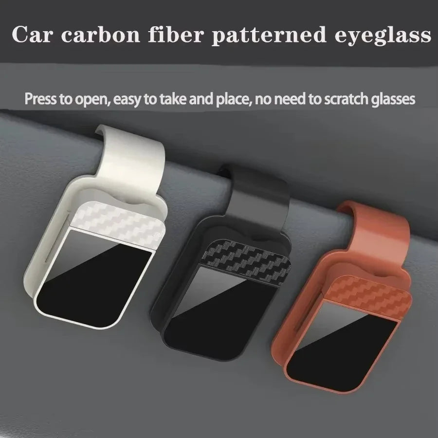 Sun Visor Sunglasses Clip Holder Eyeglasses Hanger Car Organizer