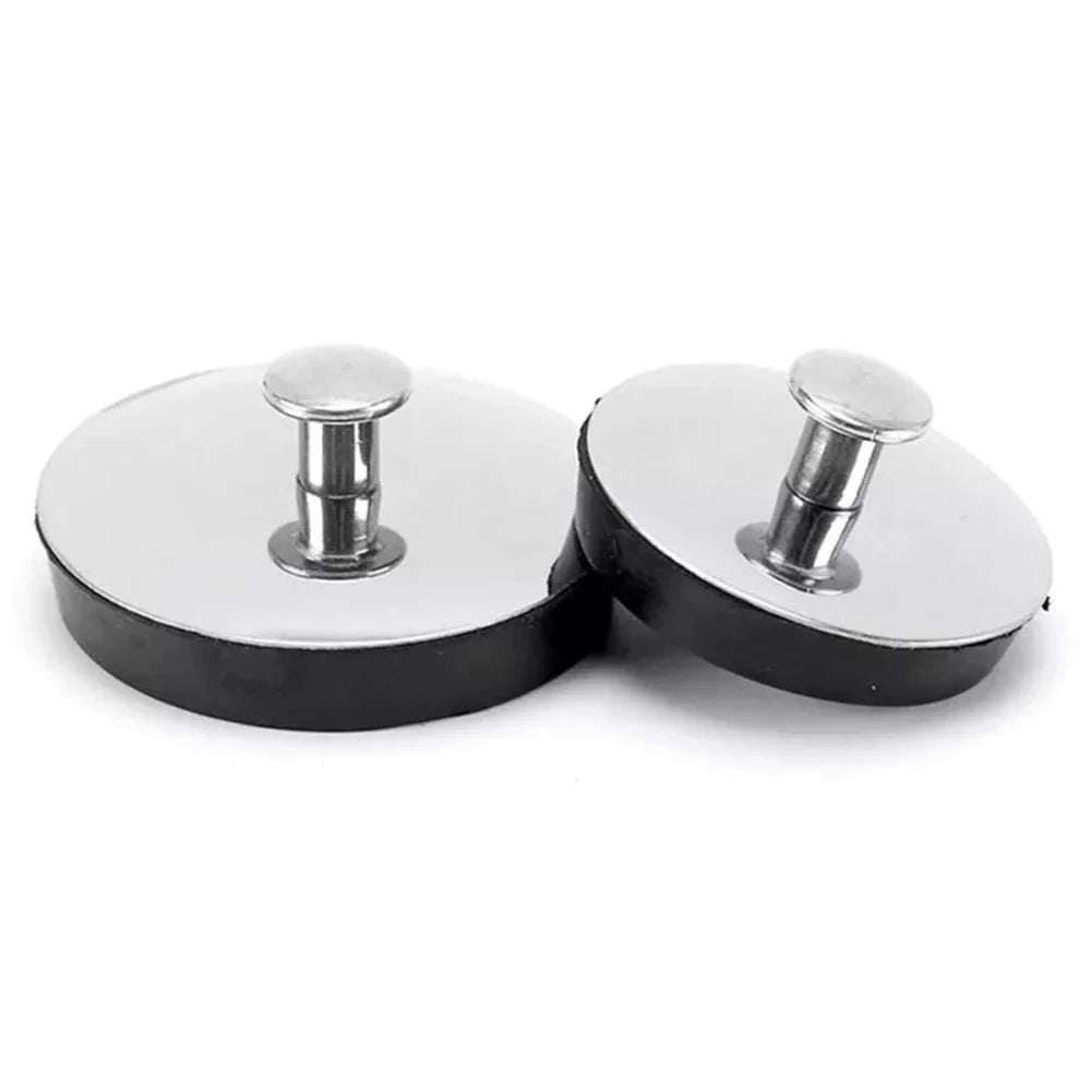Universal Stainless Steel Sink Plug Drain Stopper | Fits 33-35mm, 43-44mm, 54-55mm Dra close-up view