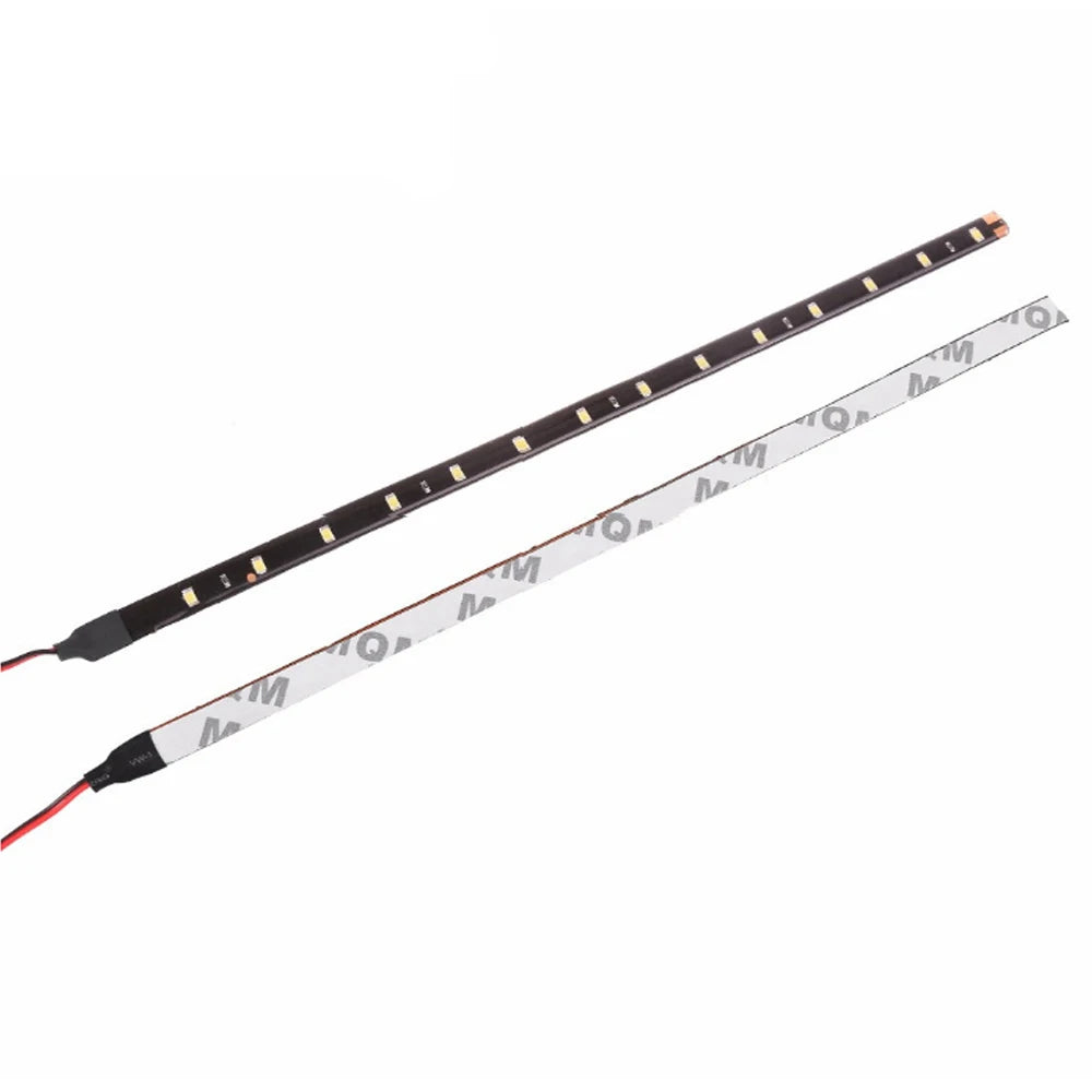 2X 30cm LED Strip Light DRL 3528 1210 15SMD | Car Ambient Atmosphere Light alternate view