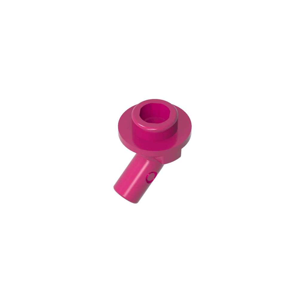 Gobricks GDS-2192 Bar, Angled with Stud on End | Compatible with Lego 65578 Technical Bu detail view