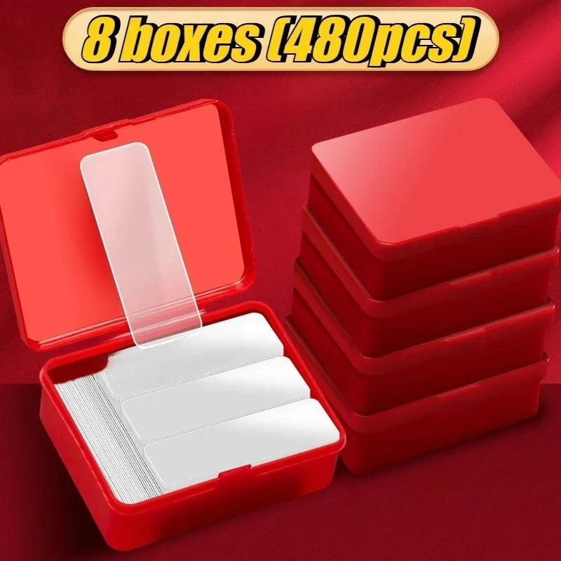 Tape Nano Reusable Super Strong Transparent Wall Stickers WaterProof Widely Used Wall close-up view