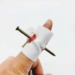 Fake Nail Through Finger Prank Toy | Halloween Trick Joke for Kids alternate view