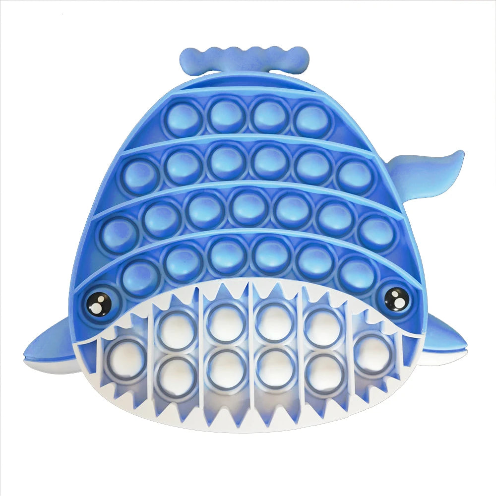 Animal Pop Bubble Fidget Toy | Push Sensory Stress Relief Game close-up view