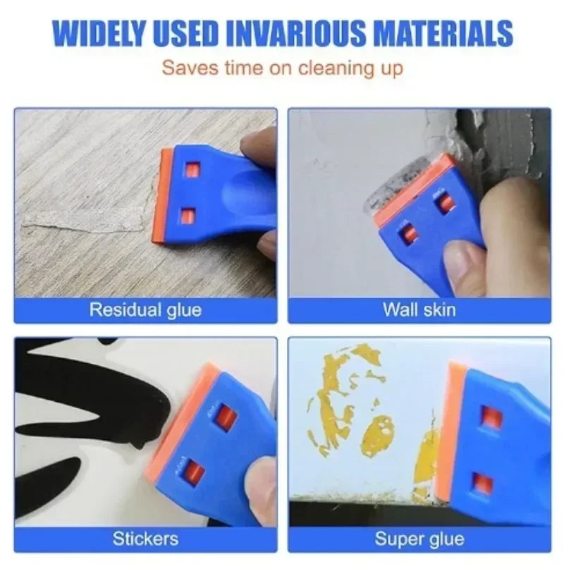 Plastic Razor Blade Scraper Sticker Remover for Glass