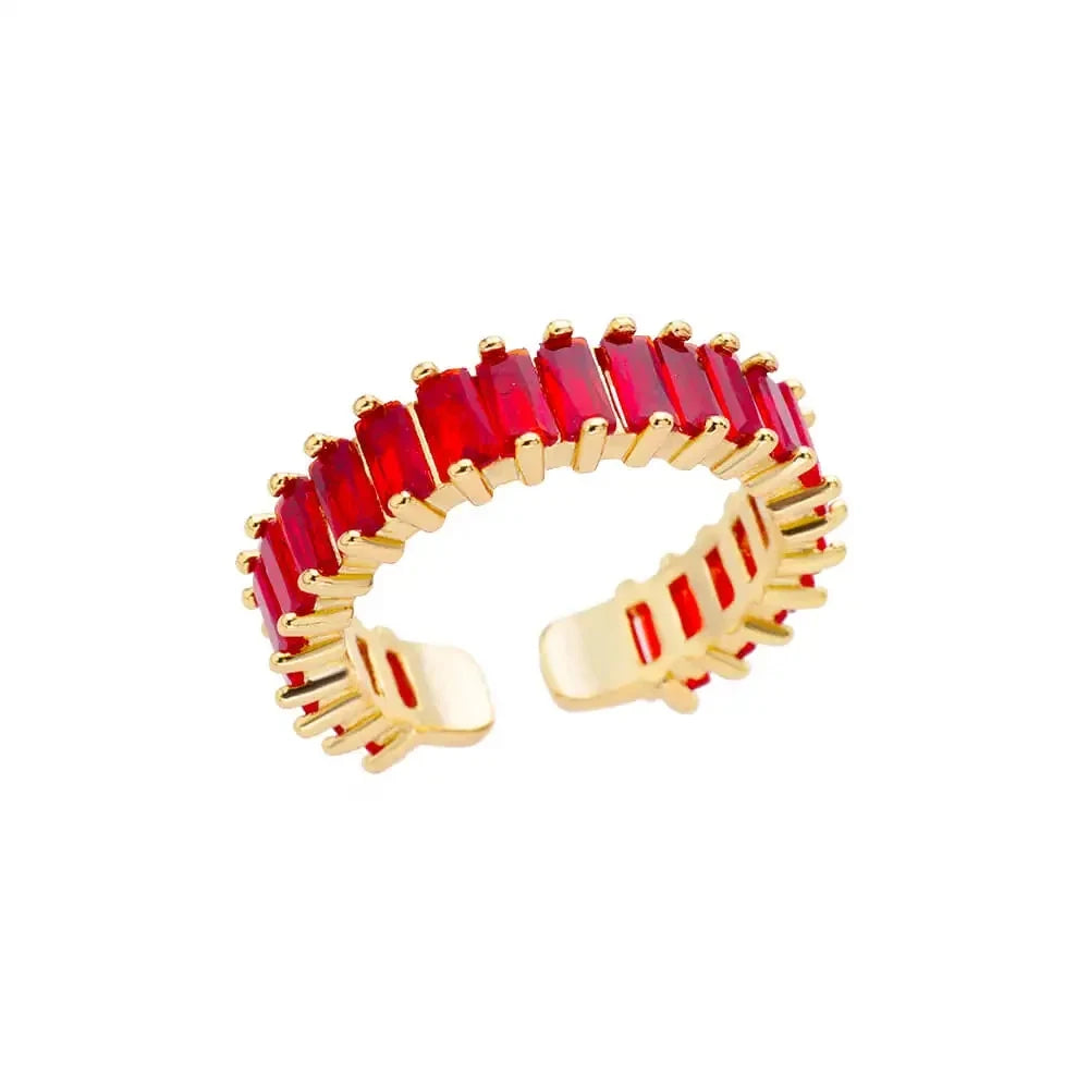 316L Stainless Steel Rings for Women Gold Color Never Fade Luxury Classic rings wed additional angle
