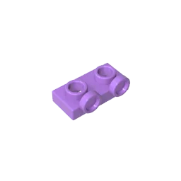 Gobricks GDS-90193 1 x 2 Panel with Raised Dot | Compatible Building Block for DIY Creat detail view