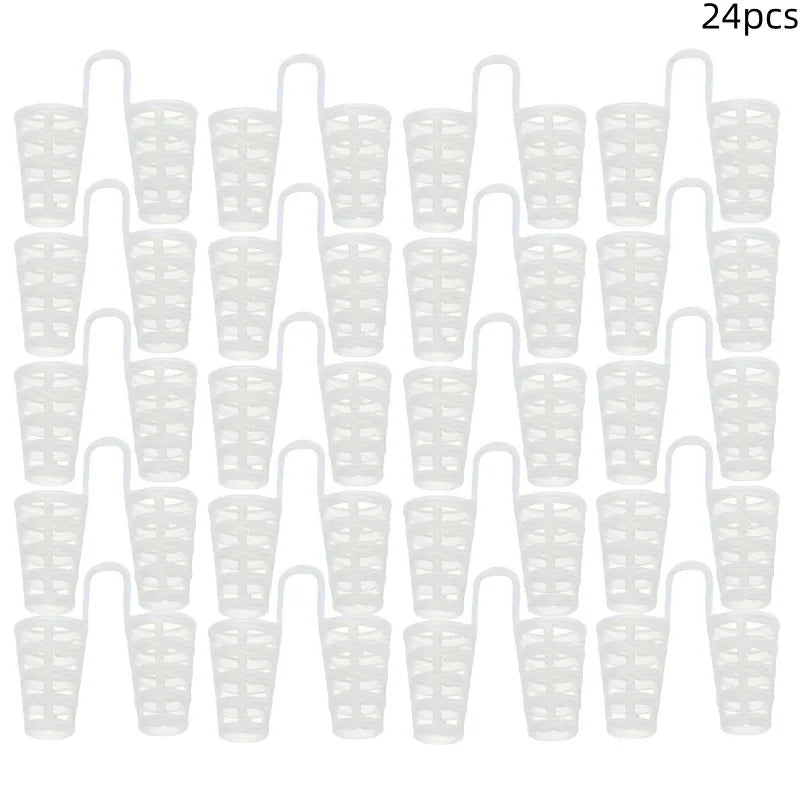Mini Transparent Anti-Snoring Nose Clips | 24-Piece Set for Better Sleep lifestyle view