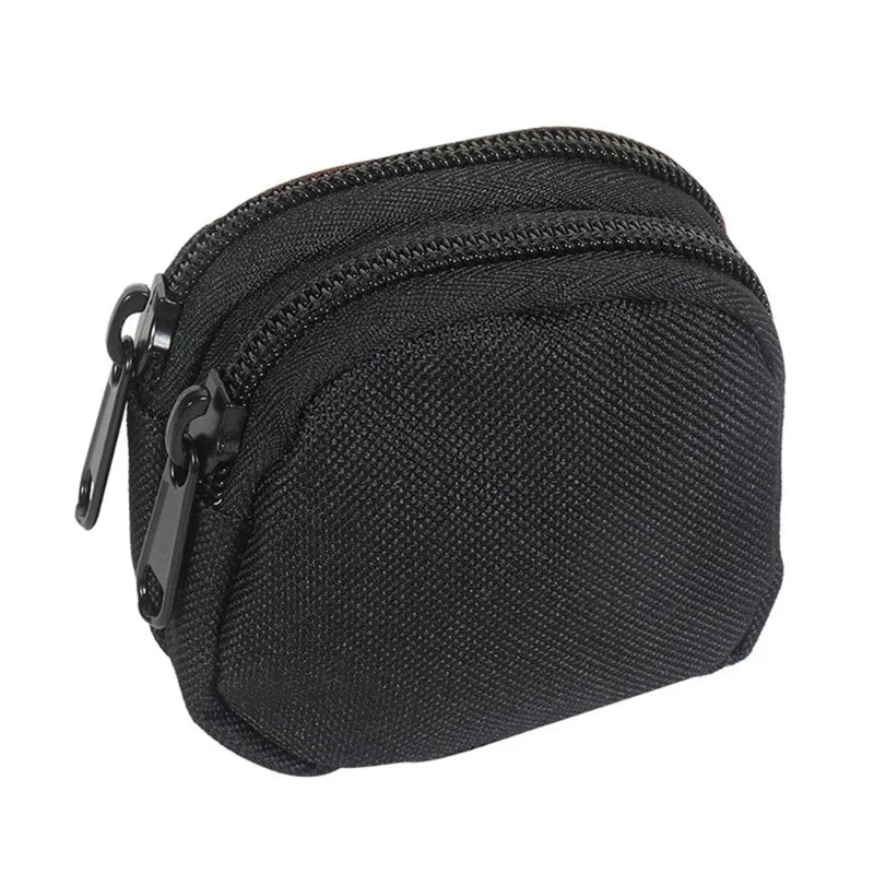 Nylon Double Zipper Pocket Coin Purse Men Tactical Molle Pouch Lightweight Outdoor Sm alternate view